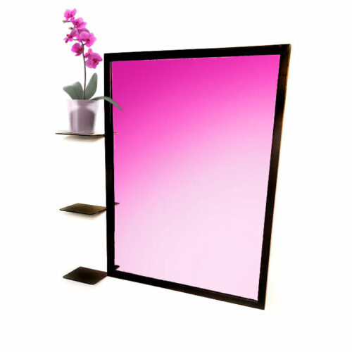 מראה לחדר שינה - מראה עם מסגרת - מראה ממתכת - מראה מרובעת