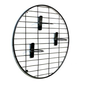 רשת מתכת עגולה לתליית עציצים - קוטר 100/120 ס"מ