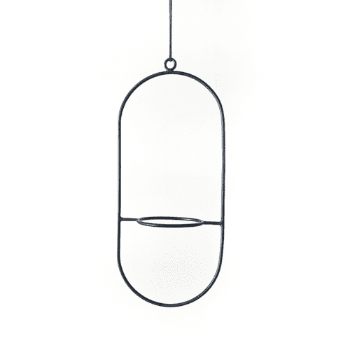 אליפטיק מעמד לעציץ תלוי מהתקרה